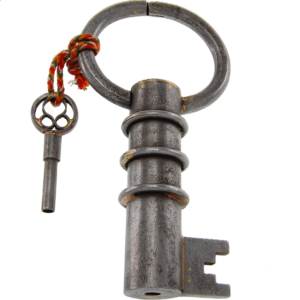 Key Shaped Puzzle Lock