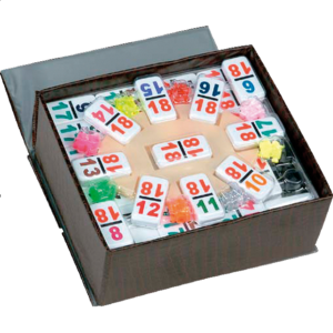 Mexican Train Domino Set – Double 18 Professional (NUMBERS)