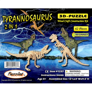 Tyrannosaurus 2 in 1 – 3D Wooden Puzzle