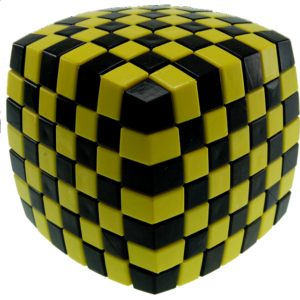 V-CUBE 7 (7x7x7): Illusion – Yellow and Black