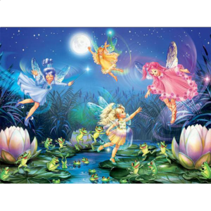 Forest Fairies: Fairies With Dancing Frogs