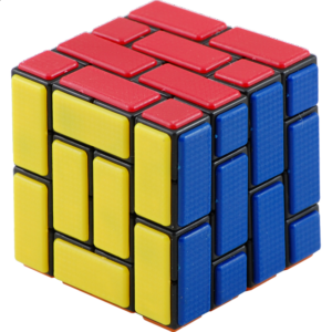 CT 4x4x4 Burr cube – Black Body – Bandaged