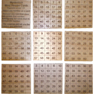 Mysterious Mind Reader Cards expanded set 61 cards