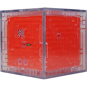 3D Ball Maze: Cube 1 – Orange