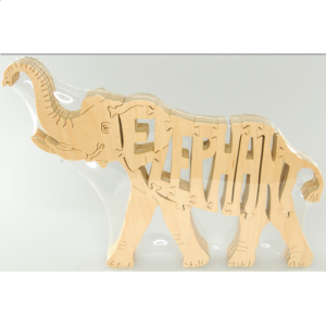 Elephant – Wooden Jigsaw