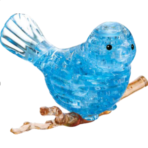 3D Crystal Puzzle – Bird (Blue)