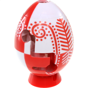 Smart Egg Labyrinth Puzzle – Easter Red