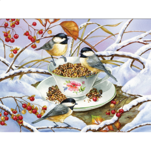 Chickadee Tea – Large Piece