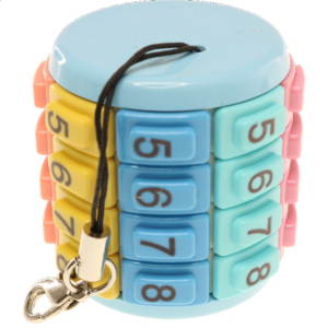 Eni Puzzle – Key Chain Numbers Pastel