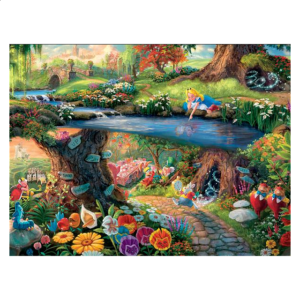 Thomas Kinkade Disney – Alice In Wonderland – Large Piece