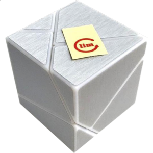 limCube Ghost Cube 2x2x2 DIY – White Body with Silver labels