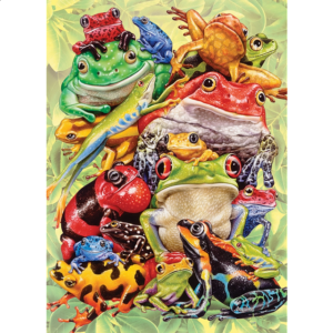 Frog Pile – Family Piece Puzzle