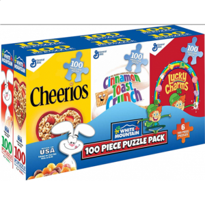 Mini Cereal Boxes – 6 x 100 piece puzzles