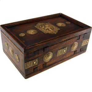 Wooden Puzzle Gift Box – Teak