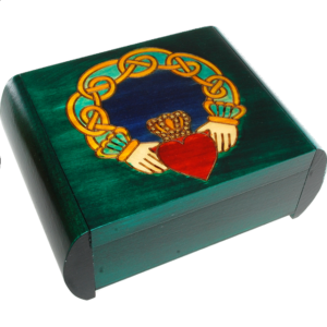 Claddagh Secret Box – Green