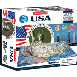 4D City Scape Time Puzzle – USA