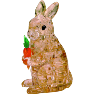 3D Crystal Puzzle – Rabbit