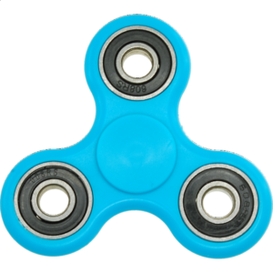 Hand Tri Spinner Anti-Stress Fidget Toy – Blue