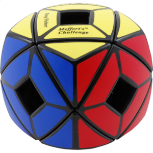 Pillowed Holey Skewb Cube – Black