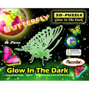 Butterfly – Glow In The Dark – 3D Puzzle