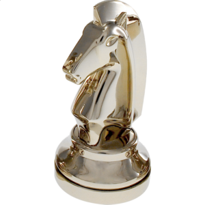 Silver Color Chess Piece – Knight