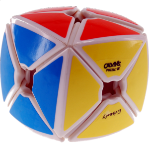 Void Pillowed Dino Cube – White Body