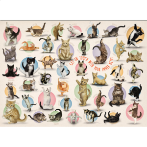 Yoga Kittens – Large Piece Family Puzzle