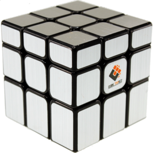 Unequal 3x3x3 Cube – Black Body in Silver Stickers