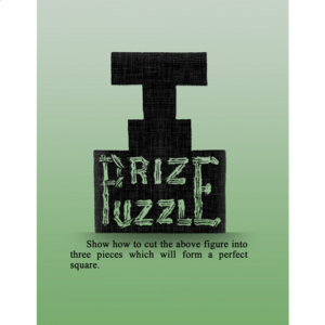 T Prize Puzzle