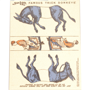 Famous Trick Donkeys – Color – English – Blue