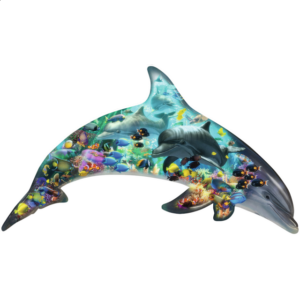 Silhouette Puzzle – Dolphin World