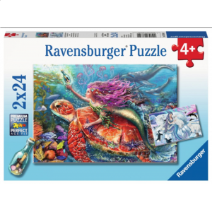 Mermaid Adventures – 2 x 24 piece puzzles