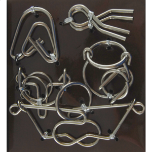 Hanayama Wire Puzzle Set – Brown
