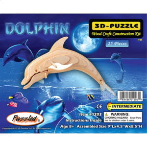 Bottle Nose Dolphin – 3D Wooden Puzzle