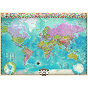 Map of the World (with flags)