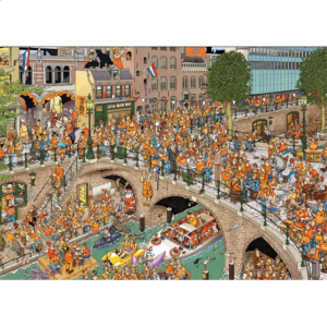 Jan van Haasteren Comic Puzzle – King’s Day