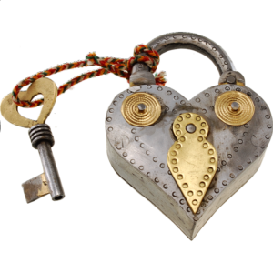 Heart Shape Iron Puzzle Lock