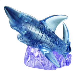 3D Crystal Puzzle – Shark