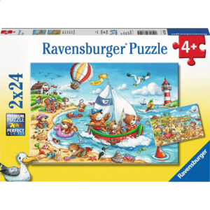 Seaside Holiday – 2 x 24 piece puzzles