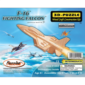 F-16 Fighting Falcon – 3D Wooden Puzzle