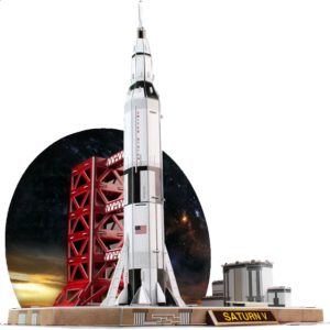 Saturn V Rocket – 3D Jigsaw Puzzle