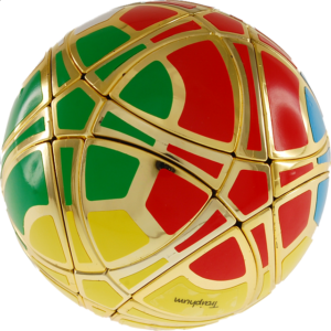Traiphum Megaminx Ball – (6-Color) Metallized Gold