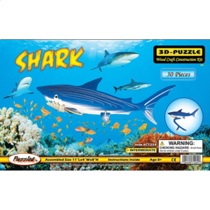 Shark – Illuminated 3D Wooden Puzzle