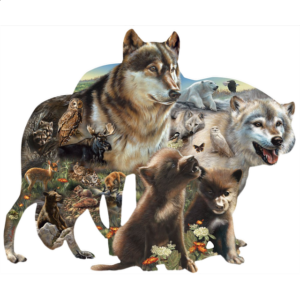 Wolf Pack – Shaped Jigsaw Puzzle