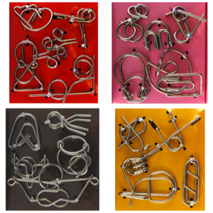 Wire Puzzle Set #2 – Group of 4 – Hanayama