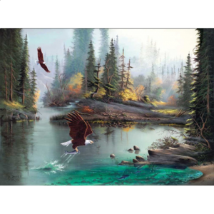 River Eagles – Large Piece Format