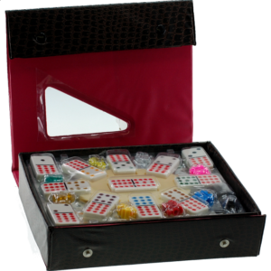 Mexican Train Dominoes – Double 12 Professional Set – DOTS