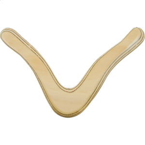 Aussie Fever – natural wood boomerang – Right Handed