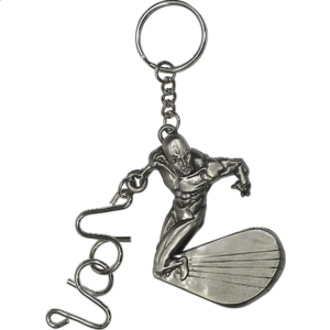 Marvel Heroes – Metal Puzzle Keychains – Silver Surfer