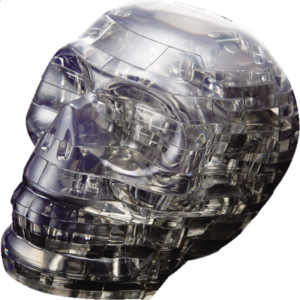 3D Crystal Puzzle – Skull (Black)